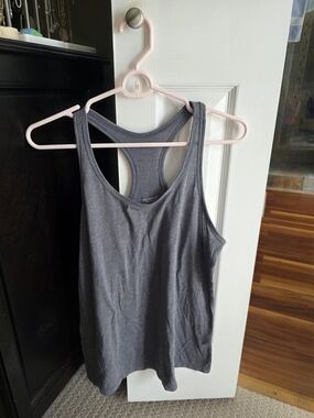 Old Navy Charcoal Gray Racerback Tank Top